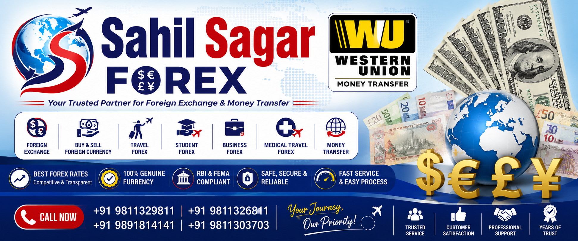 Foreign Currency Exchange in Noida at Best Forex Rates